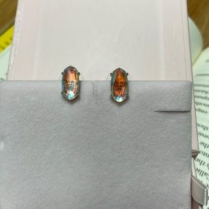 Iridescent Kendra Scott Stud Earrings